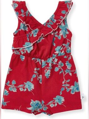Burts Bees Baby Romper Jumpsuit 100% Organic Cotton One-Piece Size 18 Months